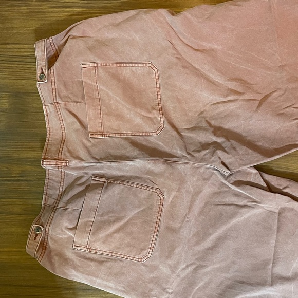 Dusty coral wide leg pants - Picture 6 of 6